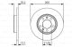 Диск тормозной DS DS, OPEL ASTRA, CITROËN BERLINGO, BOSCH (0986479C24)