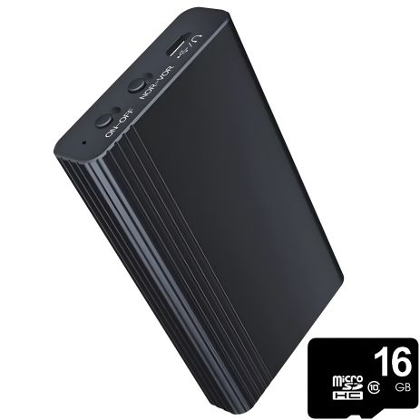 Диктофон Sttwunake L1 з пам'яттю 16 Гб, час роботи до 500 годин