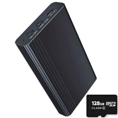 Цифровой диктофон Sttwunake L1 с памятью 128 Гб и временем работы до 500 часов