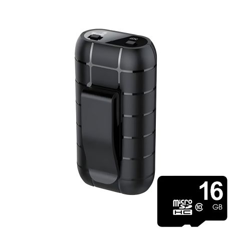 Міні диктофон Nectronix A50+ з довготривалим зарядом, пам'ять 16 Гб, кліпса, магніт