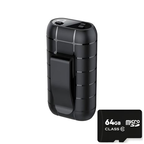 Диктофон Nectronix A50+ с 64 Гб памяти и долгим временем работы, магнит, клипса