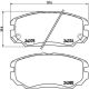 Комплект тормозных колодок HYUNDAI GRANDEUR, KIA OPIRUS, HYUNDAI SONATA, BREMBO (P30038)