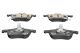Комплект гальмівних колодок OPEL MERIVA, OPEL ZAFIRA, OPEL ASTRA, ATE (13046071792)