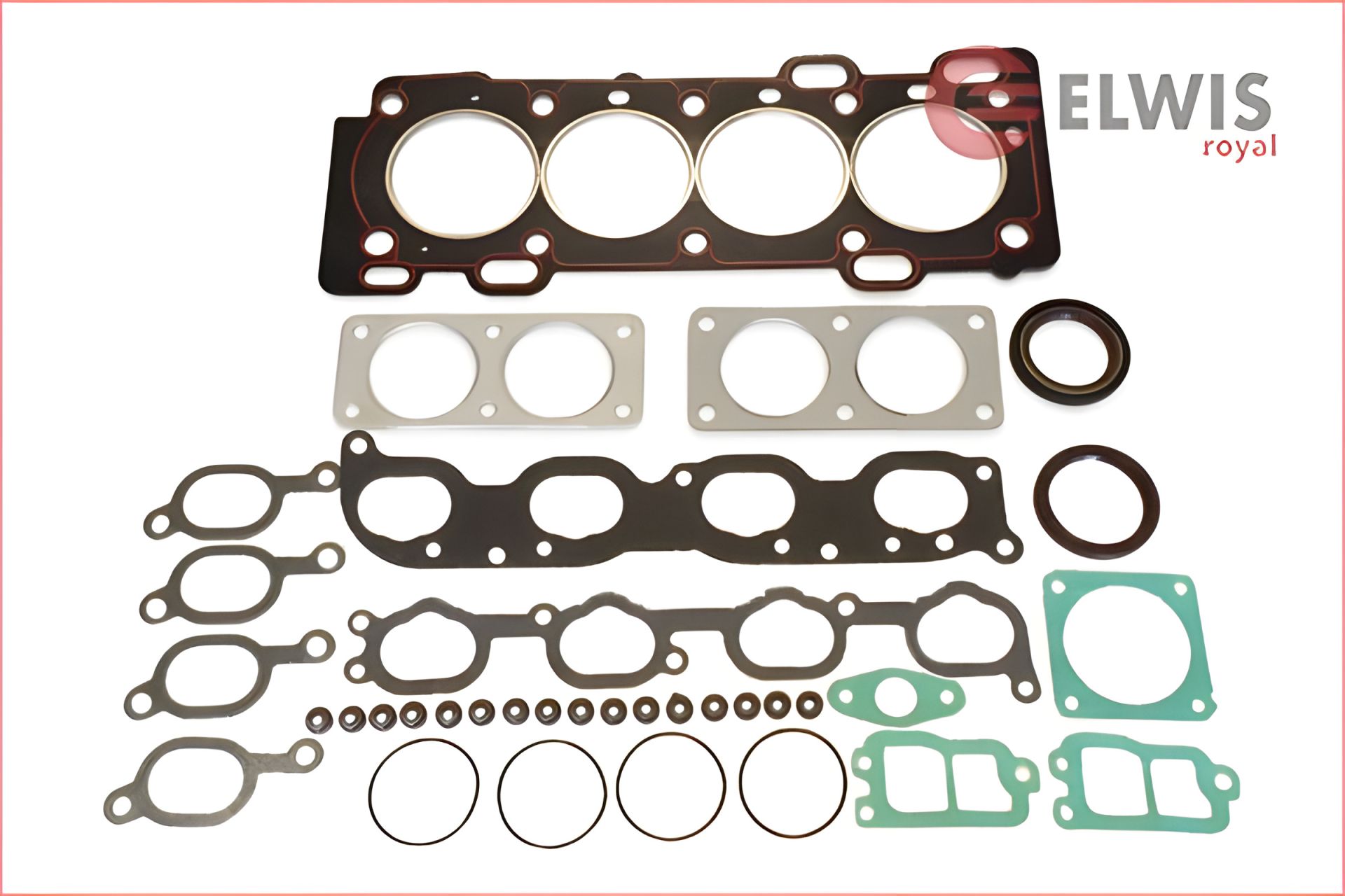Комплект прокладок ГБЦ для VOLVO V40, S40 від ELWIS ROYAL (9855528) Комплект прокладок ГБЦ для VOLVO V40, S40 від ELWIS ROYAL (9855528)