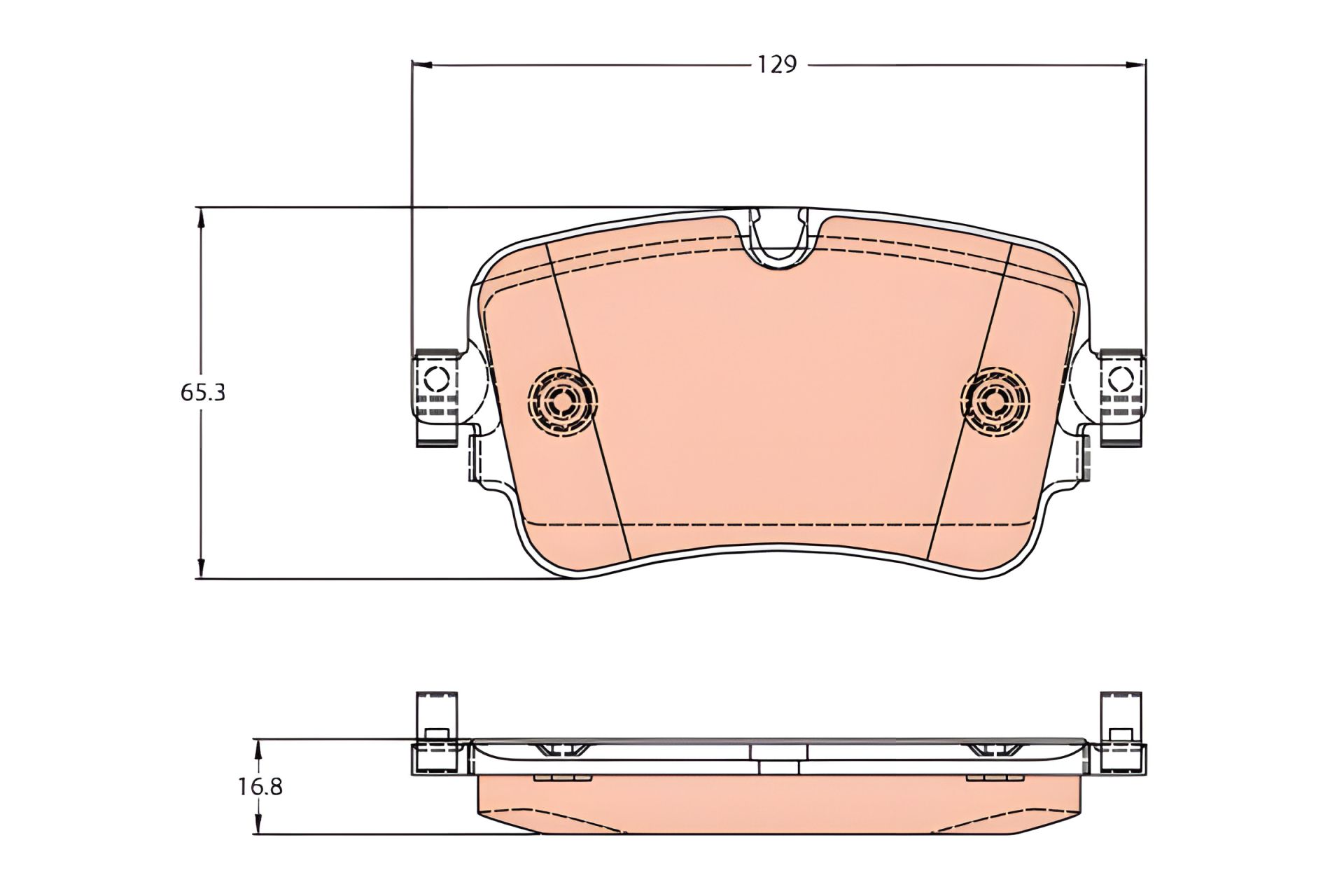 Гальмівних колодок комплект VW TOUAREG, AUDI Q7, AUDI E-TRON, TRW (GDB2131) Гальмівних колодок комплект VW TOUAREG, AUDI Q7, AUDI E-TRON, TRW (GDB2131)