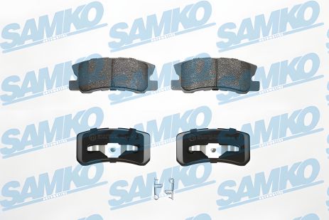 Комплект тормозных колодок для PEUGEOT 4007, MITSUBISHI, CITROËN C4, SAMKO (5SP954)