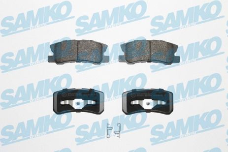 Комплект гальмівних колодок PEUGEOT 4007, MITSUBISHI (GAC), CITROËN C4, SAMKO (5SP954)