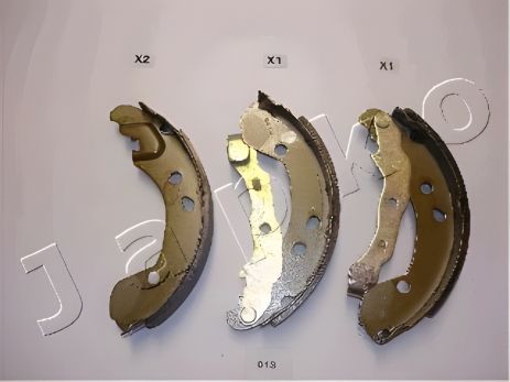 Комплект гальмівних колодок Nissan Tiida, Renault Clio, Renault Modus, JAPKO (55013) Комплект гальмівних колодок Nissan Tiida, Renault Clio, Renault Modus, JAPKO (55013)