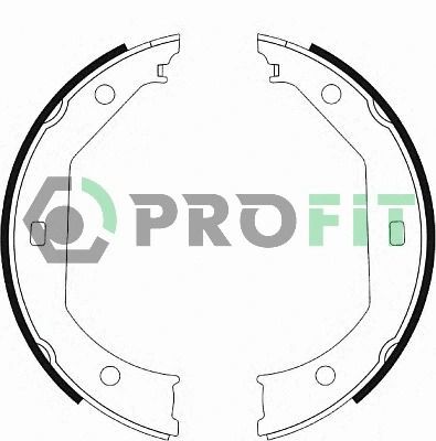 Комплект тормозных колодок BMW 1, BMW X1, BMW 3, PROFIT (50010585)