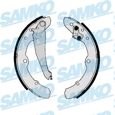 Комплект гальмівних колодок VW CADDY, AUDI 100, VW JETTA, SAMKO (80150)