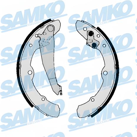 Комплект гальмівних колодок VW CADDY, AUDI 100, VW JETTA, SAMKO (80150)