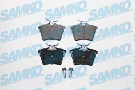 Комплект гальмівних колодок CITROËN C5, PEUGEOT 407, PEUGEOT 607, SAMKO (5SP1195)