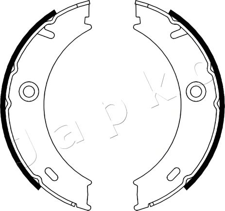 Гальма стоянки комплект колодок JAPKO (550503), VW LT, MB VARIO, MB SPRINTER Гальма стоянки комплект колодок JAPKO (550503), VW LT, MB VARIO, MB SPRINTER