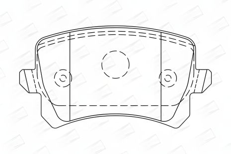 Комплект гальмівних колодок для SEAT ALHAMBRA, AUDI Q3, VW TIGUAN, CHAMPION (573667CH) Комплект гальмівних колодок для SEAT ALHAMBRA, AUDI Q3, VW TIGUAN, CHAMPION (573667CH)
