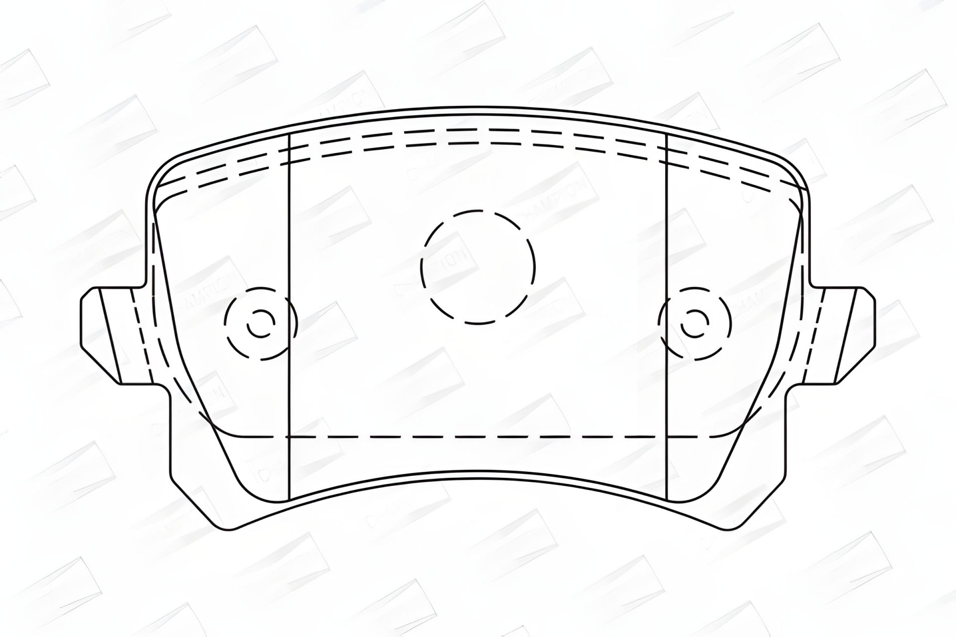 Комплект гальмівних колодок для SEAT ALHAMBRA, AUDI Q3, VW TIGUAN, CHAMPION (573667CH) Комплект гальмівних колодок для SEAT ALHAMBRA, AUDI Q3, VW TIGUAN, CHAMPION (573667CH)