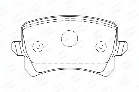 Комплект гальмівних колодок для SEAT ALHAMBRA, AUDI Q3, VW TIGUAN, CHAMPION (573667CH) Комплект гальмівних колодок для SEAT ALHAMBRA, AUDI Q3, VW TIGUAN, CHAMPION (573667CH)
