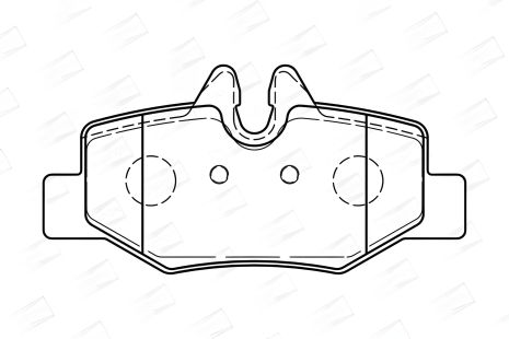 Гальмівних колодок комплект MB VITO, MB VIANO, CHAMPION (573222CH) Гальмівних колодок комплект MB VITO, MB VIANO, CHAMPION (573222CH)
