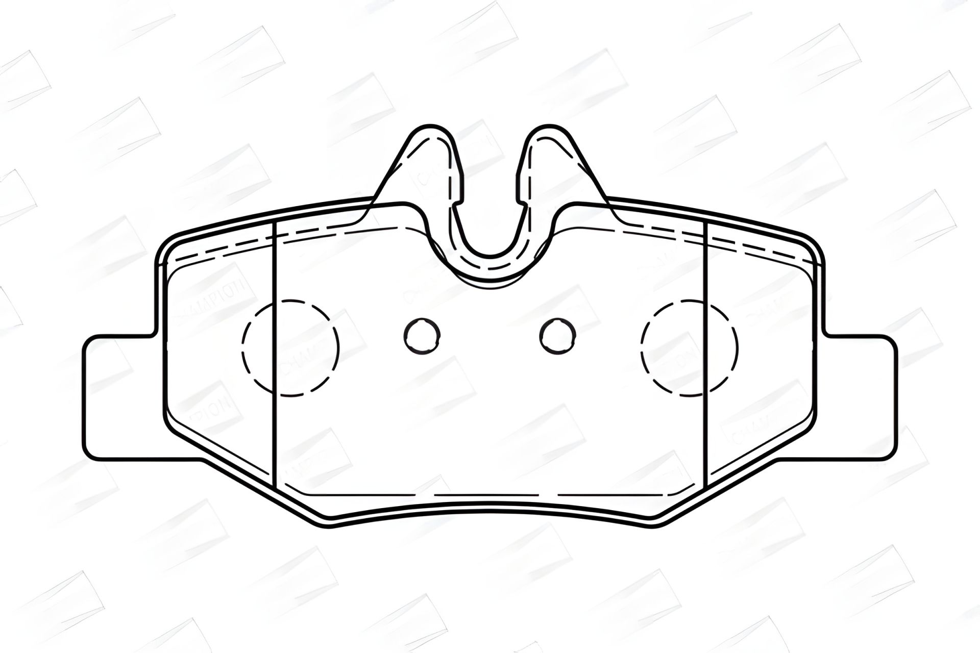 Гальмівних колодок комплект MB VITO, MB VIANO, CHAMPION (573222CH) Гальмівних колодок комплект MB VITO, MB VIANO, CHAMPION (573222CH)