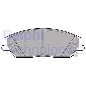 Комплект гальмівних колодок BYD M6, TOYOTA CAMRY, EMGRAND EC8, DELPHI (LP2714) Комплект гальмівних колодок BYD M6, TOYOTA CAMRY, EMGRAND EC8, DELPHI (LP2714)