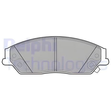 Гальмівних колодок комплект BYD M6, TOYOTA CAMRY, EMGRAND EC8, DELPHI (LP2714)