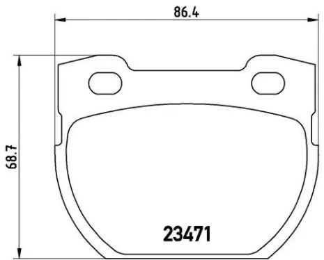 Комплект BREMBO (P44006) гальмівних колодок LAND ROVER Комплект BREMBO (P44006) гальмівних колодок LAND ROVER