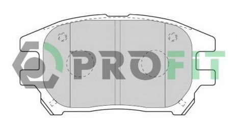 Комплект тормозных колодок LEXUS RX, PROFIT (50001697C)