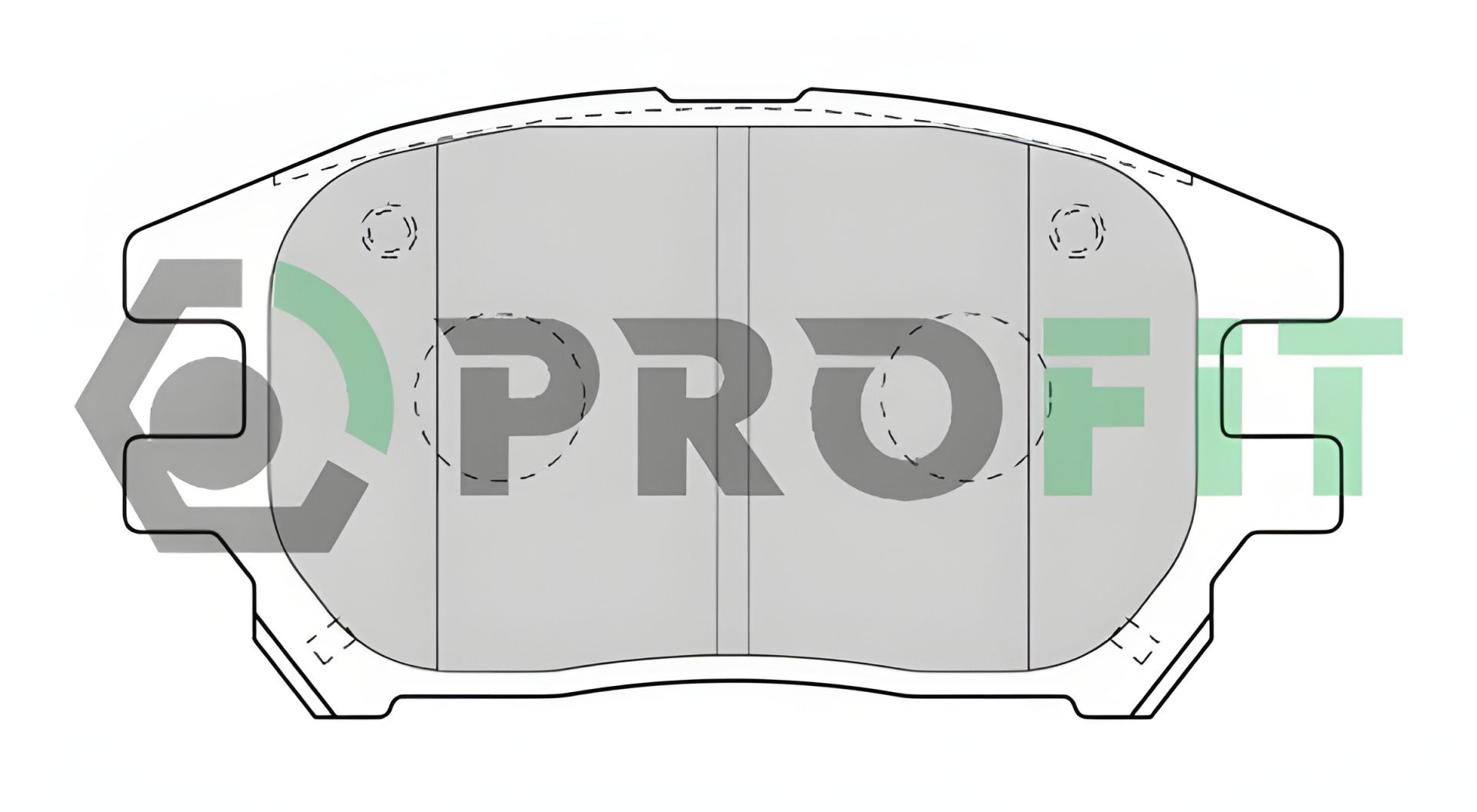 Комплект гальмівних колодок для LEXUS RX, PROFIT (50001697C) Комплект гальмівних колодок для LEXUS RX, PROFIT (50001697C)