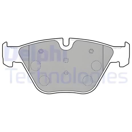 Гальмівні колодки для BMW 3, BMW 7, DELPHI (LP1794)