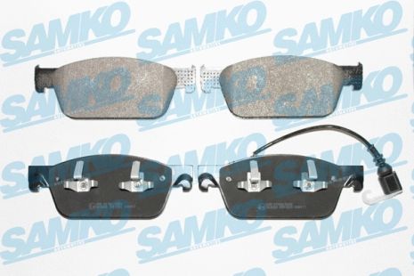 Комплект гальмівних колодок VW TRANSPORTER, VW MULTIVAN, SAMKO (5SP1551)