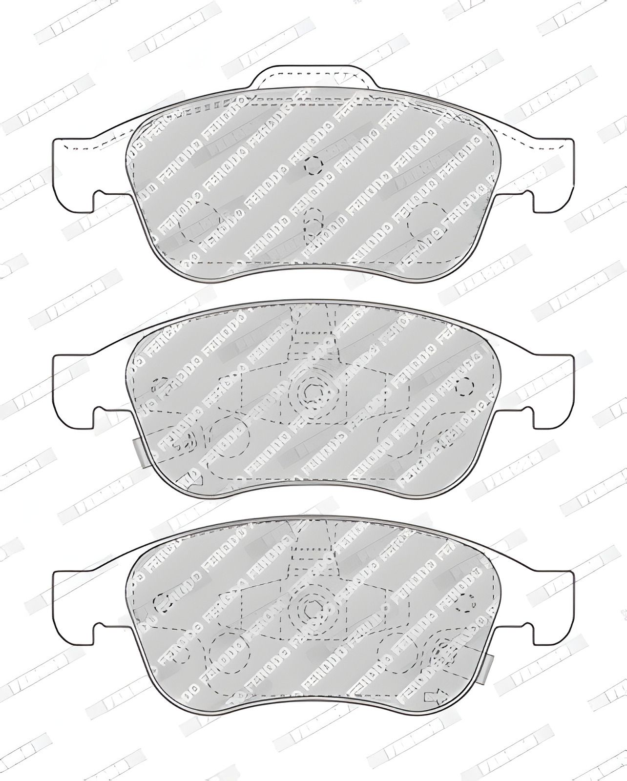 Гальмівні колодки комплект FIAT 500X, JEEP RENEGADE, FERODO (FDB4953) Гальмівні колодки комплект FIAT 500X, JEEP RENEGADE, FERODO (FDB4953)