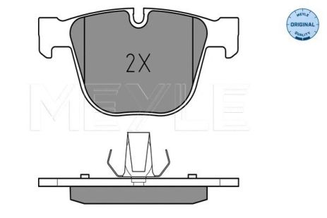 Комплект гальмівних колодок BMW X5, BMW X6, BMW 3, MEYLE (0252373017)