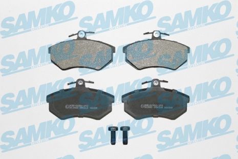 Комплект гальмівних колодок VW CORRADO, AUDI COUPE, AUDI 200, SAMKO (5SP216)