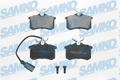 Комплект колодок гальмівних SEAT ALHAMBRA, FORD GALAXY, VW TRANSPORTER, SAMKO (5SP980)