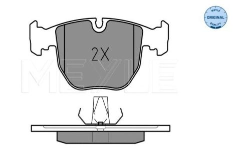 Комплект тормозных колодок для BMW X3, X5, 5 от MEYLE (0252148619)