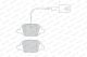 Комплект тормозных колодок CITROËN E-MEHARI, FIAT 500, FIAT PUNTO, FERODO (FDB4321)