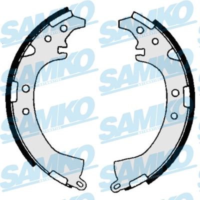 Комплект гальмівних колодок DAIHATSU TERIOS, TOYOTA CAMRY, TOYOTA LITEACE, SAMKO (86680)