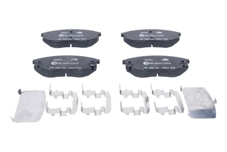 Комплект гальмівних колодок KIA SOUL, HYUNDAI SONATA, HYUNDAI ix20, ATE (13046056412)