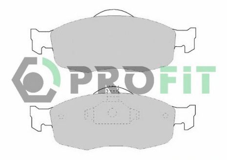 Комплект гальмівних колодок FORD MONDEO, FORD SCORPIO, PROFIT (50000884)