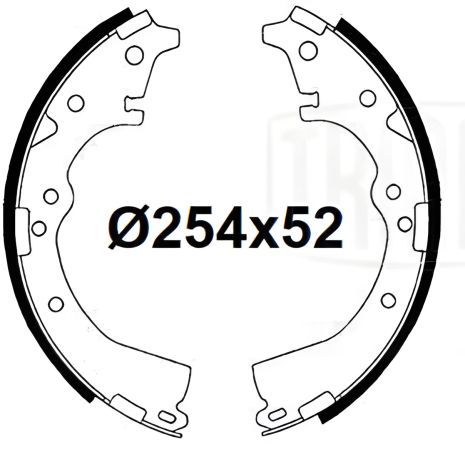 Тормозные колодки для TOYOTA HILUX, TOYOTA PREVIA, TRIALLI (GF4569)