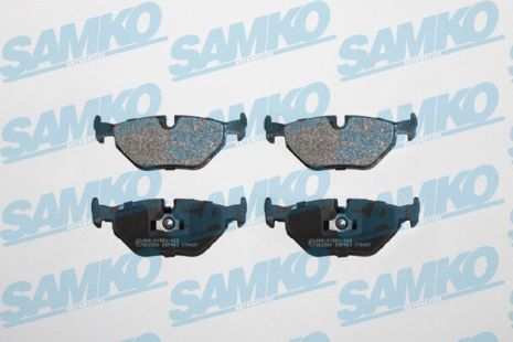 Комплект гальмівних колодок SAAB 9-5, BMW 3, BMW Z3, SAMKO (5SP463)
