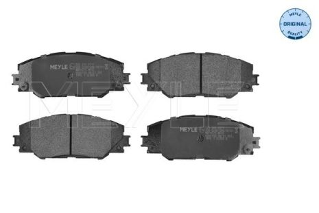 Комплект гальмівних колодок TOYOTA AURIS, TOYOTA RAV4, TOYOTA PRIUS, MEYLE (0252433717)