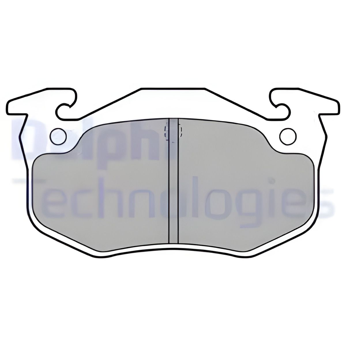 Комплект гальмівних колодок PEUGEOT 306, CITROËN XSARA, RENAULT SUPER, DELPHI (LP699) Комплект гальмівних колодок PEUGEOT 306, CITROËN XSARA, RENAULT SUPER, DELPHI (LP699)