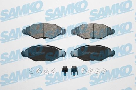 Комплект тормозных колодок PEUGEOT 206+, SAMKO (5SP903)