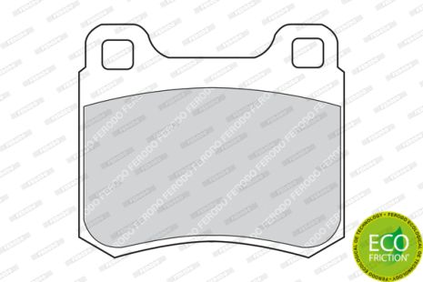 TOYOTA LAND СRUISER, MB 124, MB E-CLASS тормозные колодки комплект, FERODO (FDB979)