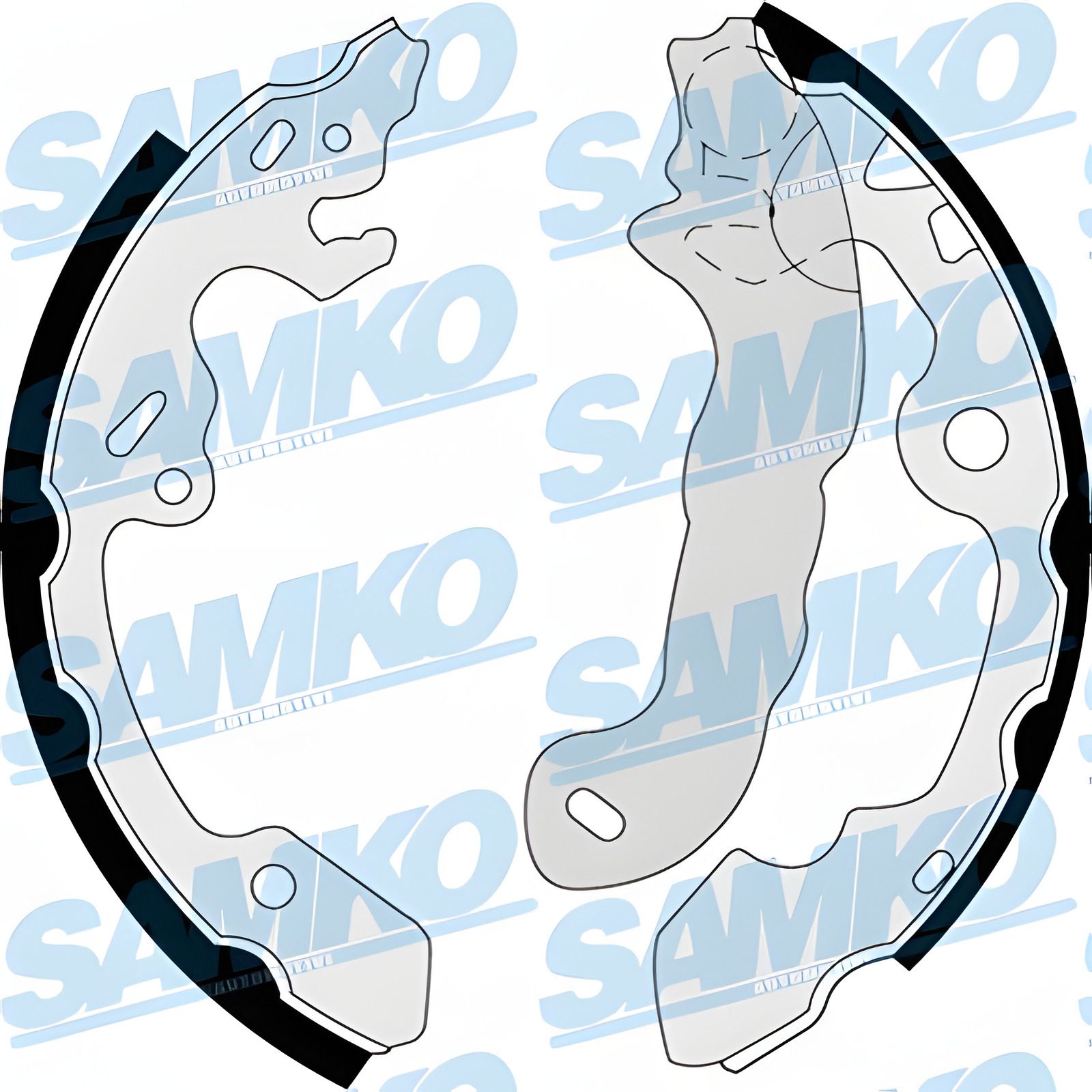 Гальмівних колодок комплект FORD FOCUS, SAMKO (87380) Гальмівних колодок комплект FORD FOCUS, SAMKO (87380)