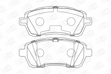 Набор тормозных колодок FORD FIESTA/KA+, CHAMPION (573747CH) Набор тормозных колодок FORD FIESTA/KA+, CHAMPION (573747CH)