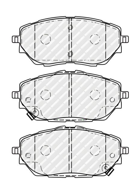 Гальмівних колодок комплект TOYOTA COROLLA, TOYOTA C-HR, FERODO (FDB5146) Гальмівних колодок комплект TOYOTA COROLLA, TOYOTA C-HR, FERODO (FDB5146)