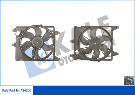 Вентилятор охлаждения радиатора RENAULT THALIA, RENAULT CLIO, RENAULT KANGOO, KALE (414300)