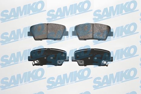 Гальмівних колодок комплект KIA SORENTO, HYUNDAI GRAND, HYUNDAI EQUUS, SAMKO (5SP1625)