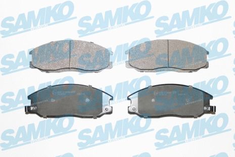 Комплект гальмівних колодок SSANGYONG KYRON, KIA CARNIVAL, HYUNDAI SANTA, SAMKO (5SP860)